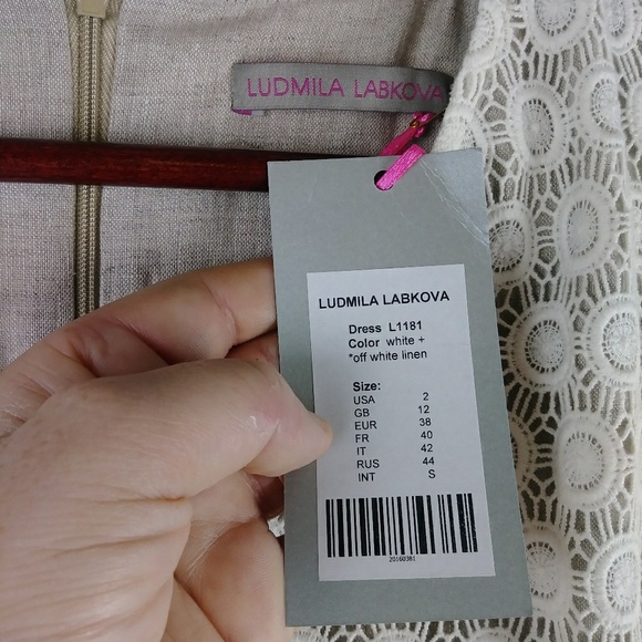 NEW Ludmila Labkova Linen and Cotton Size 2 - Picture 4 of 6